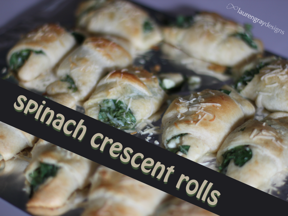 Spinach Crescent Rolls